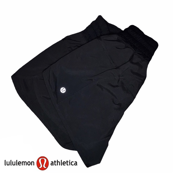 Lululemon Tracker Shorts Black In Sz. 6